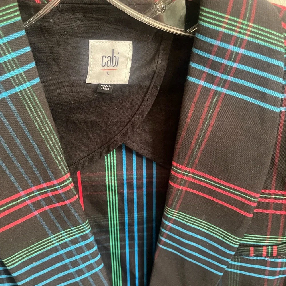 Cabi Plaid Women's Blazer - Picture 6 of 12